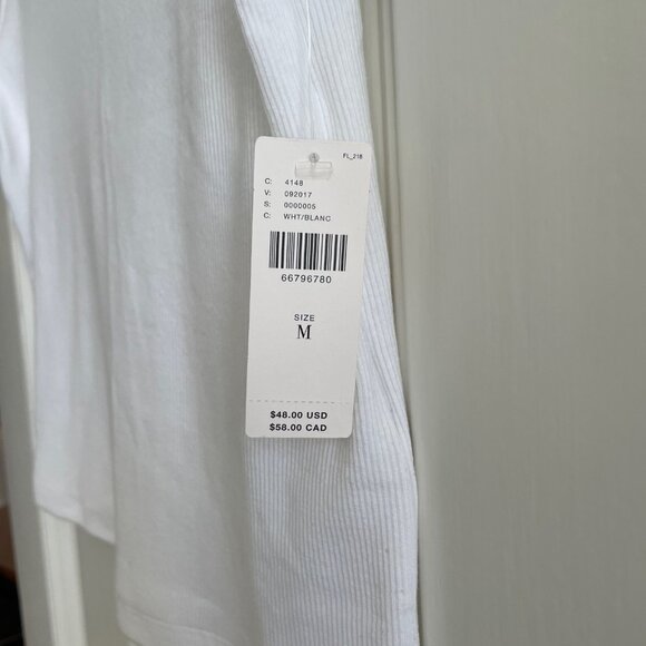 NWT The Blair Stretch Cotton Short-Sleeve Baby Tee by Maeve: Crop Edition MEDIUM - Picture 5 of 7